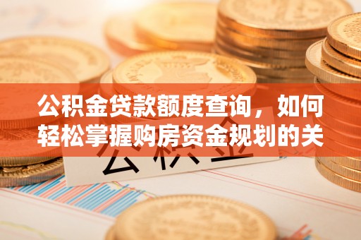 镇赉公积金贷款额度查询，如何轻松掌握购房资金规划的关键
