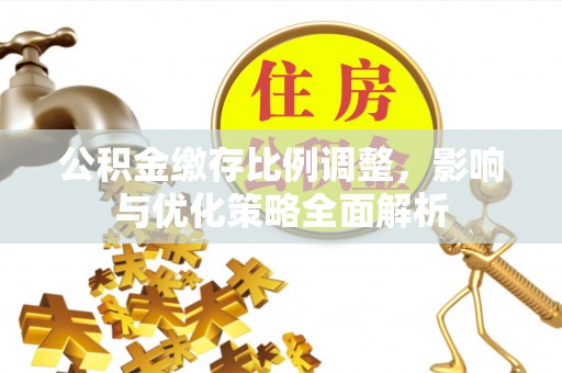镇赉公积金缴存比例调整，影响与优化策略全面解析