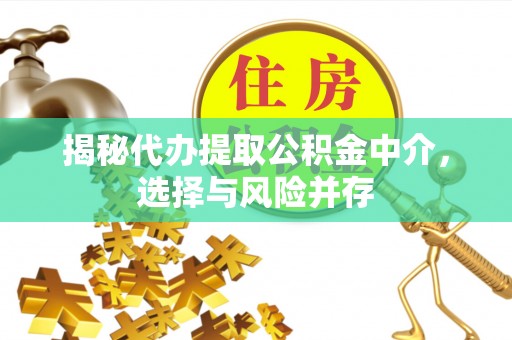 镇赉揭秘代办提取公积金中介，选择与风险并存