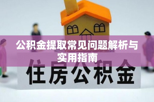 镇赉公积金提取常见问题解析与实用指南