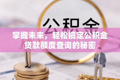 镇赉掌握未来，轻松搞定公积金贷款额度查询的秘密