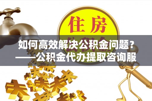 镇赉如何高效解决公积金问题？——公积金代办提取咨询服务指南