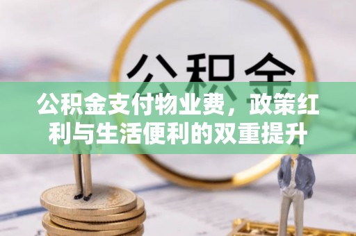 镇赉公积金支付物业费，政策红利与生活便利的双重提升