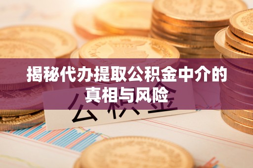 镇赉揭秘代办提取公积金中介的真相与风险
