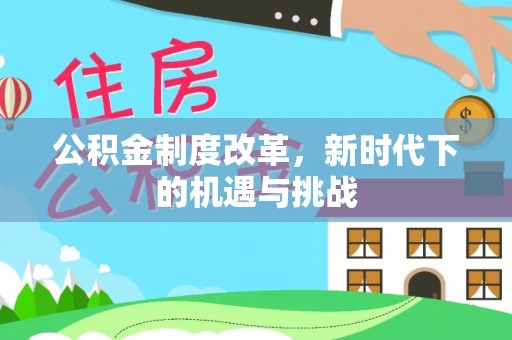 镇赉公积金制度改革，新时代下的机遇与挑战