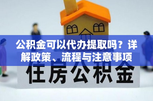 镇赉公积金可以代办提取吗？详解政策、流程与注意事项