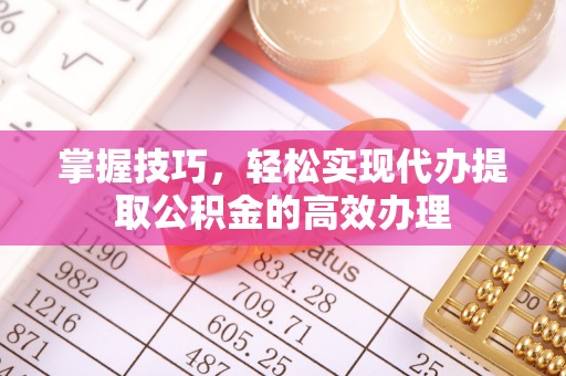 镇赉掌握技巧，轻松实现代办提取公积金的高效办理