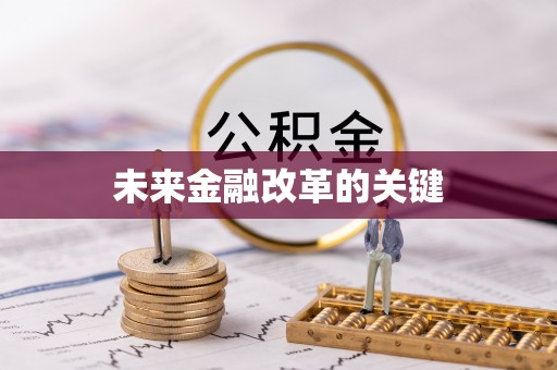 镇赉未来金融改革的关键