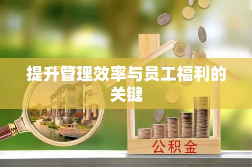 镇赉提升管理效率与员工福利的关键
