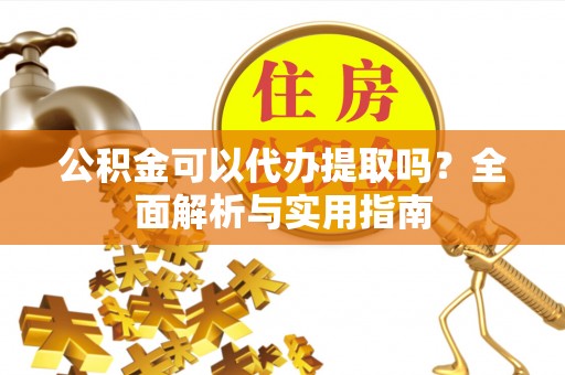 镇赉公积金可以代办提取吗？全面解析与实用指南