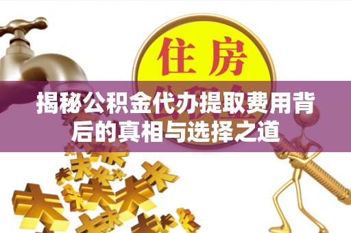 镇赉揭秘公积金代办提取费用背后的真相与选择之道