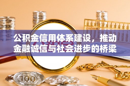 镇赉公积金信用体系建设，推动金融诚信与社会进步的桥梁