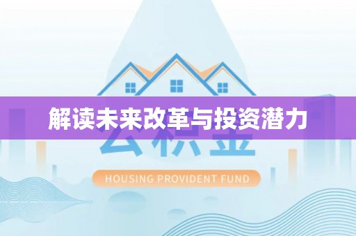 镇赉解读未来改革与投资潜力
