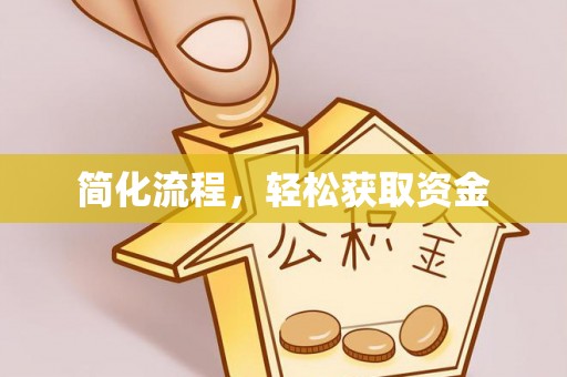 镇赉简化流程，轻松获取资金