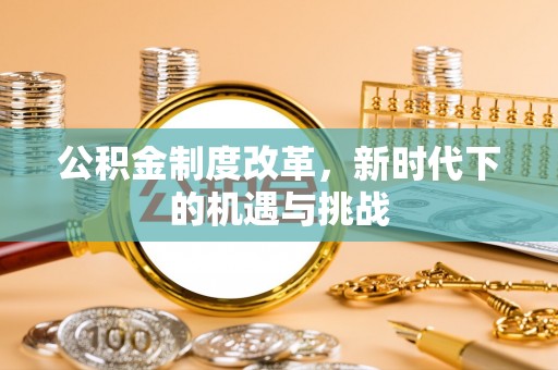 镇赉公积金制度改革，新时代下的机遇与挑战