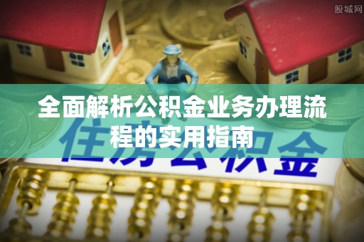 镇赉全面解析公积金业务办理流程的实用指南