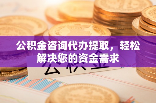 镇赉公积金咨询代办提取，轻松解决您的资金需求